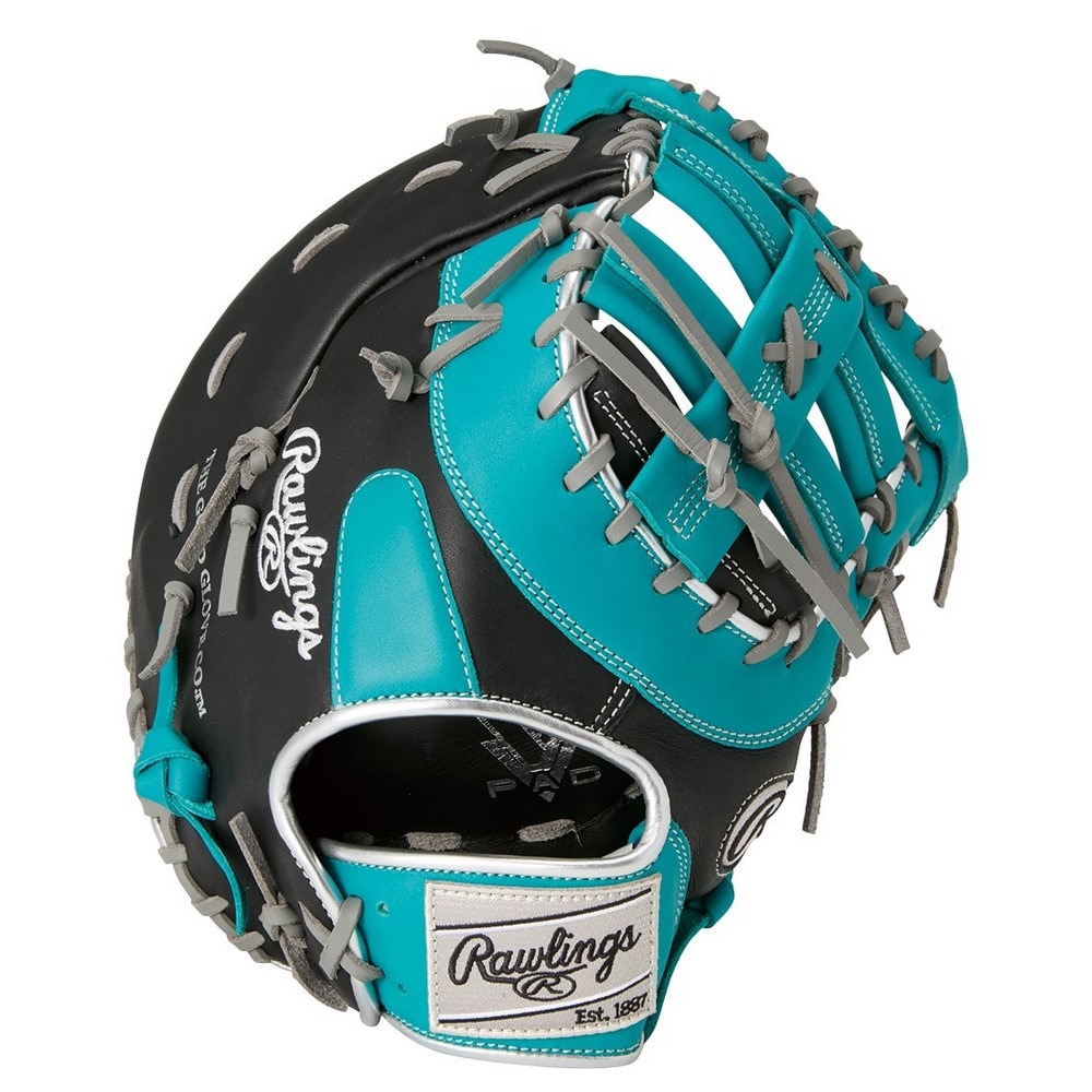 ローリングス（Rawlings）（メンズ）軟式用グラブ 一塁手用 野球グローブ 一般 ハイパーテックCOLOR SYNC GR5HTCM53-B/MGRN