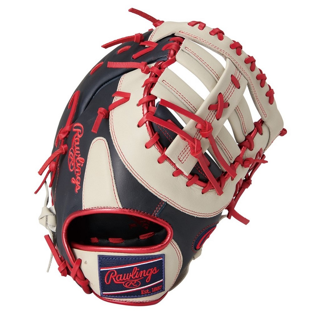 ローリングス（Rawlings）（メンズ）軟式用グラブ 一塁手用 野球グローブ 一般 ハイパーテックCOLOR SYNC GR5HTCM53-N/SGRY