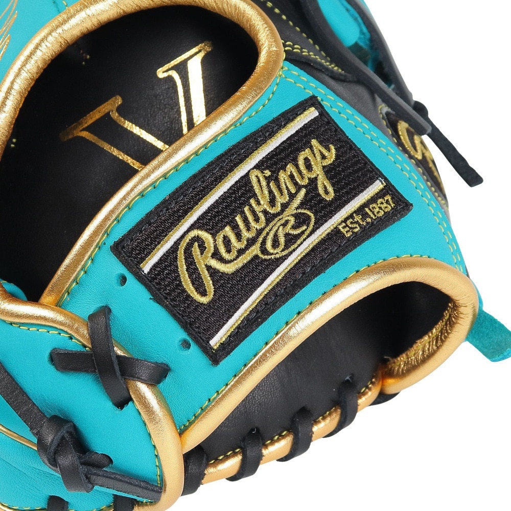 ローリングス（Rawlings）（メンズ）軟式用グラブ オールラウンド用 野球グローブ 一般 HYPER TECH COLOR SYNC  GR3HTCN55W-B/MGRN スポーツ用品はスーパースポーツゼビオ