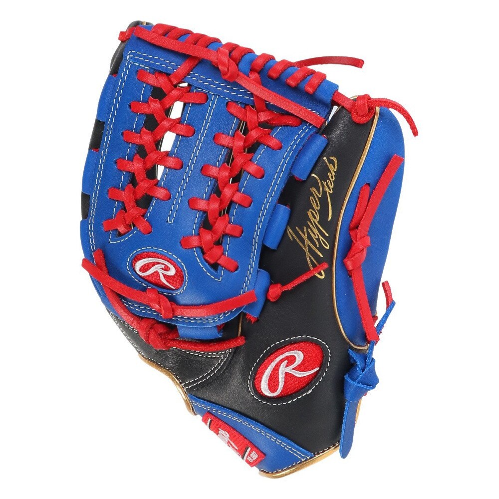 ローリングス（Rawlings）（メンズ）軟式用グラブ オールラウンド用 野球グローブ 一般 ハイパーテック COLOR SYNC GR3FHTCN55W-B/RY