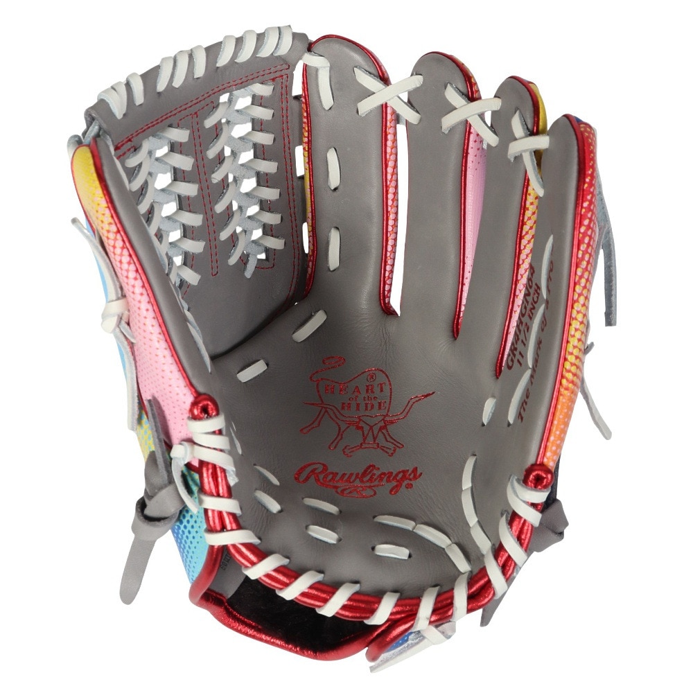 ローリングス（Rawlings）（メンズ）軟式用グラブ オールラウンド用 HOH グラフィック N64-GRY GR4HGN64-GRY