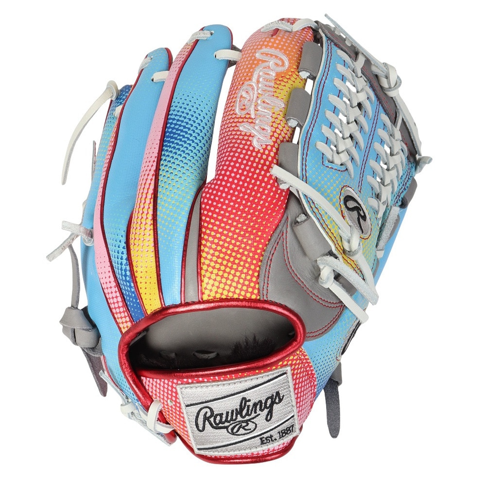 ローリングス（Rawlings）（メンズ）軟式用グラブ オールラウンド用 HOH グラフィック N64-GRY GR4HGN64-GRY