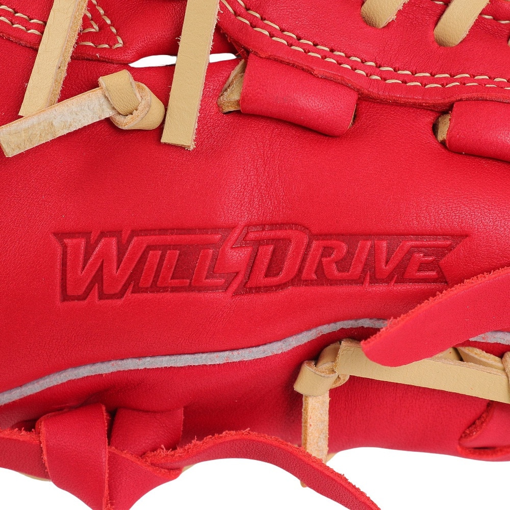ミズノ（MIZUNO）（メンズ）軟式用グラブ オールラウンド用 野球グローブ 一般 WILL DRIVE RED 1AJGR21710 6280