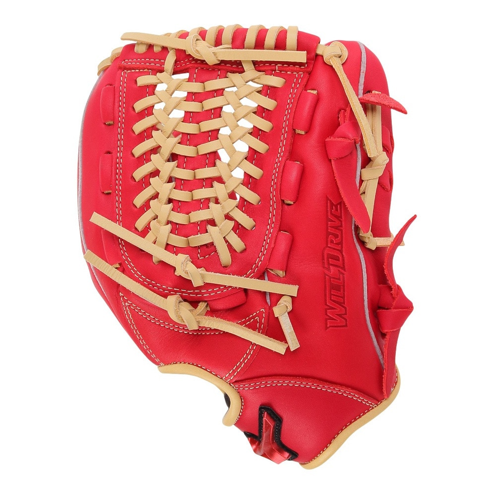 ミズノ（MIZUNO）（メンズ）軟式用グラブ オールラウンド用 野球グローブ 一般 WILL DRIVE RED 1AJGR21710 6280