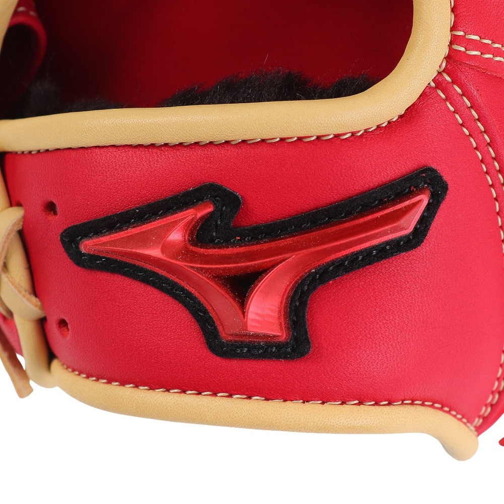 ミズノ（MIZUNO）（メンズ）軟式用グラブ オールラウンド用 野球グローブ 一般 WILL DRIVE RED 1AJGR21710 6280