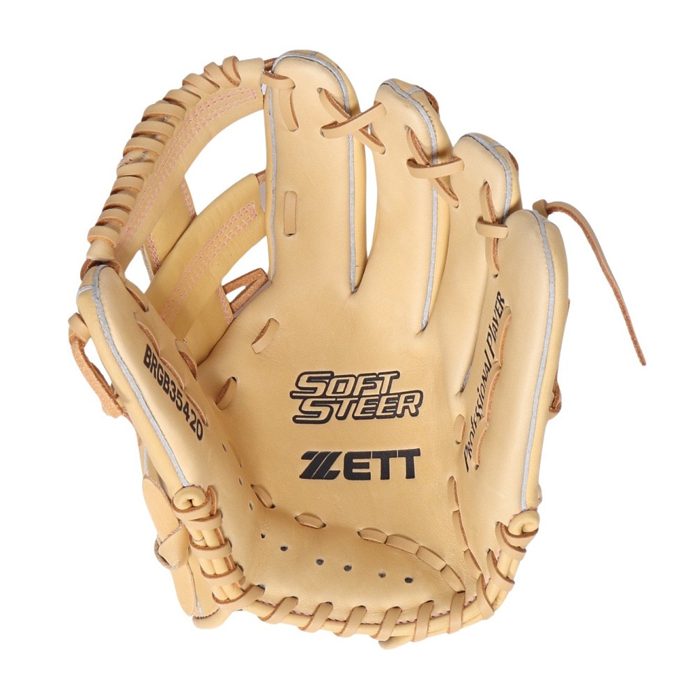ゼット（ZETT）（メンズ）軟式用グラブ オールラウンド用 野球グローブ 一般 ソフトステアシリーズ BRGB35420-3200