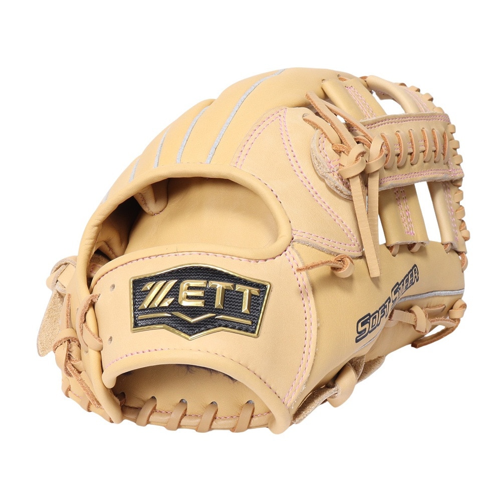 ゼット（ZETT）（メンズ）軟式用グラブ オールラウンド用 野球グローブ 一般 ソフトステアシリーズ BRGB35420-3200