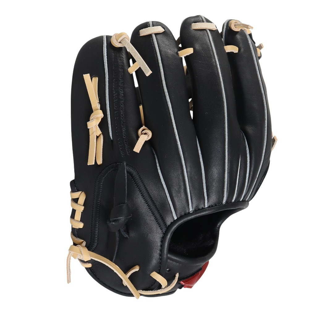 ミズノ（MIZUNO）（メンズ、レディース）軟式用グラブ 投手×外野用 野球グローブ 一般 ウィルドライブ レッド U-Plus 1AJGR32740 0980