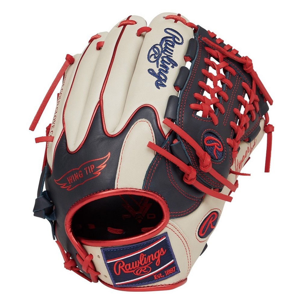 ローリングス（Rawlings）（メンズ）軟式用グラブ オールラウンド用 野球グローブ 一般 ハイパーテックCOLOR SYNC GR5HTCN55W-N/SGRY