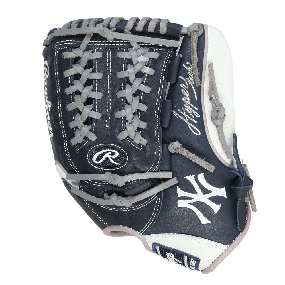 ローリングス（Rawlings）（メンズ）軟式用グラブ オールラウンド用 野球グローブ 一般 ハイパーテック MLB GR5HTMN55W-NYY
