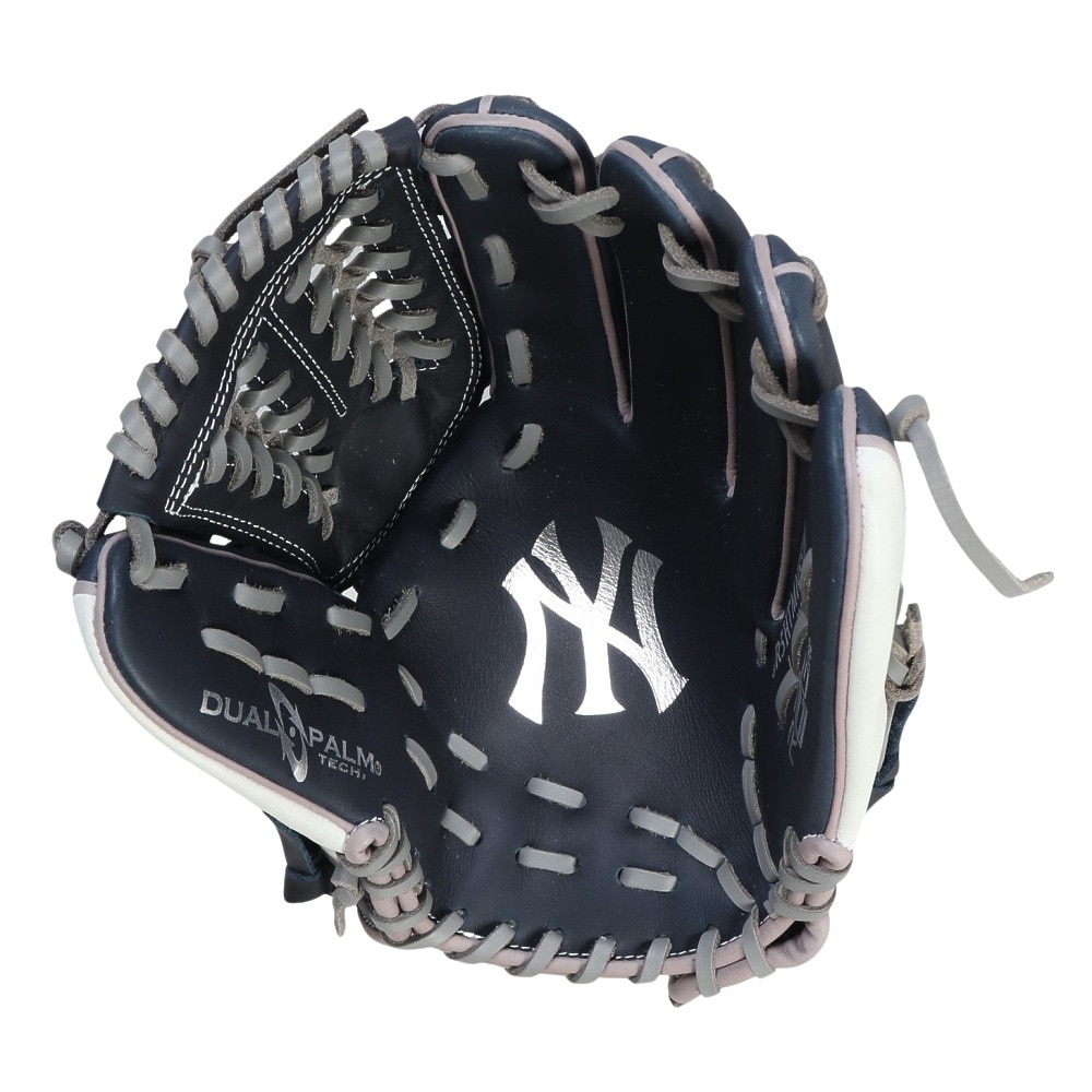 ローリングス（Rawlings）（メンズ）軟式用グラブ オールラウンド用 野球グローブ 一般 ハイパーテック MLB GR5HTMN55W-NYY