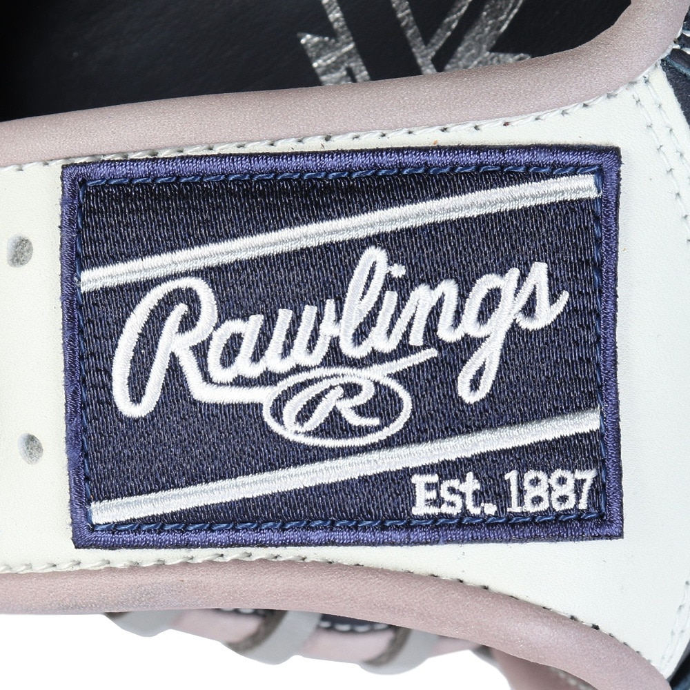 ローリングス（Rawlings）（メンズ）軟式用グラブ オールラウンド用 野球グローブ 一般 ハイパーテック MLB GR5HTMN55W-NYY