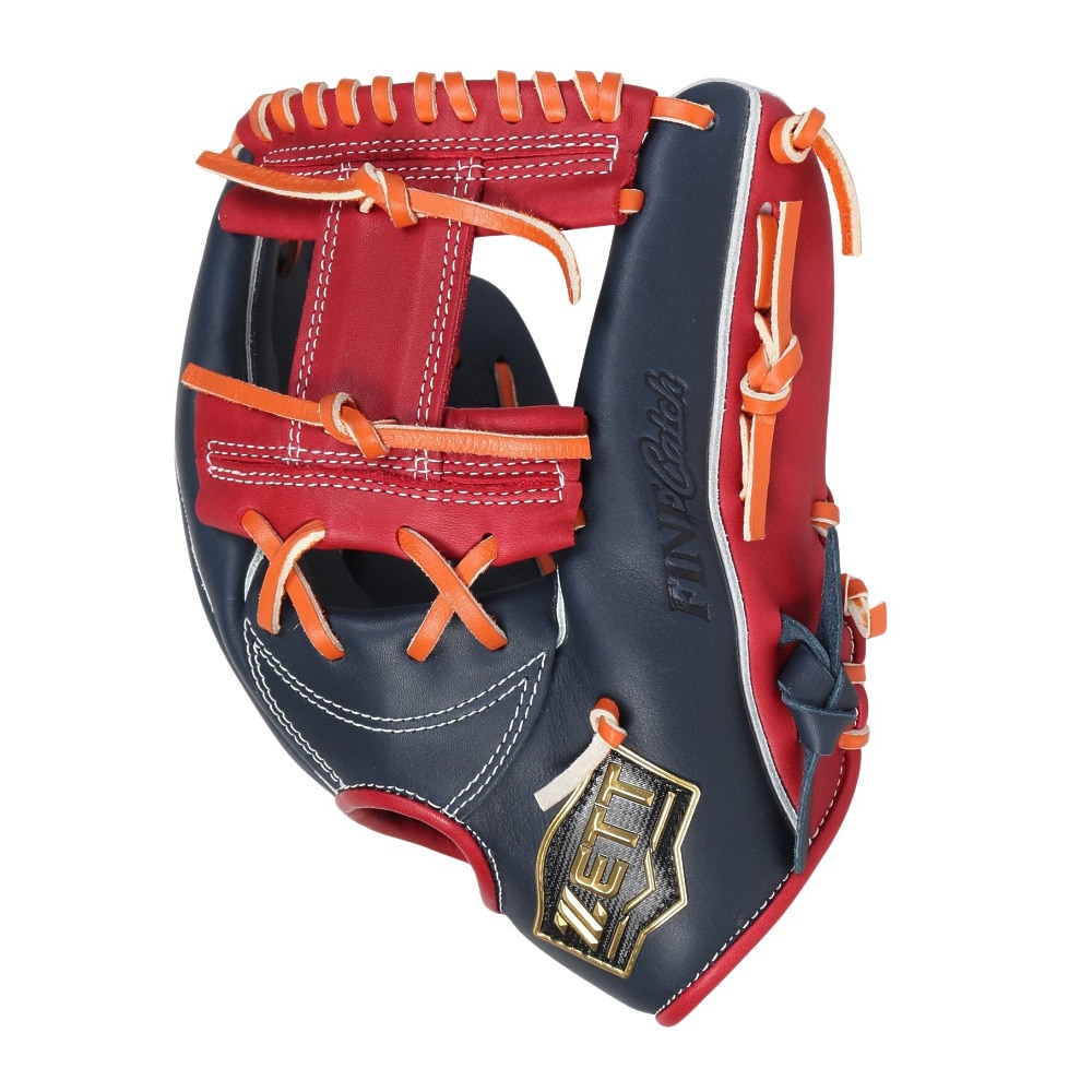 ゼット（ZETT）（メンズ）軟式用グラブ オールラウンド用 野球グローブ 一般 25ファインキャッチ PRO プロ BRGB33766F-2964