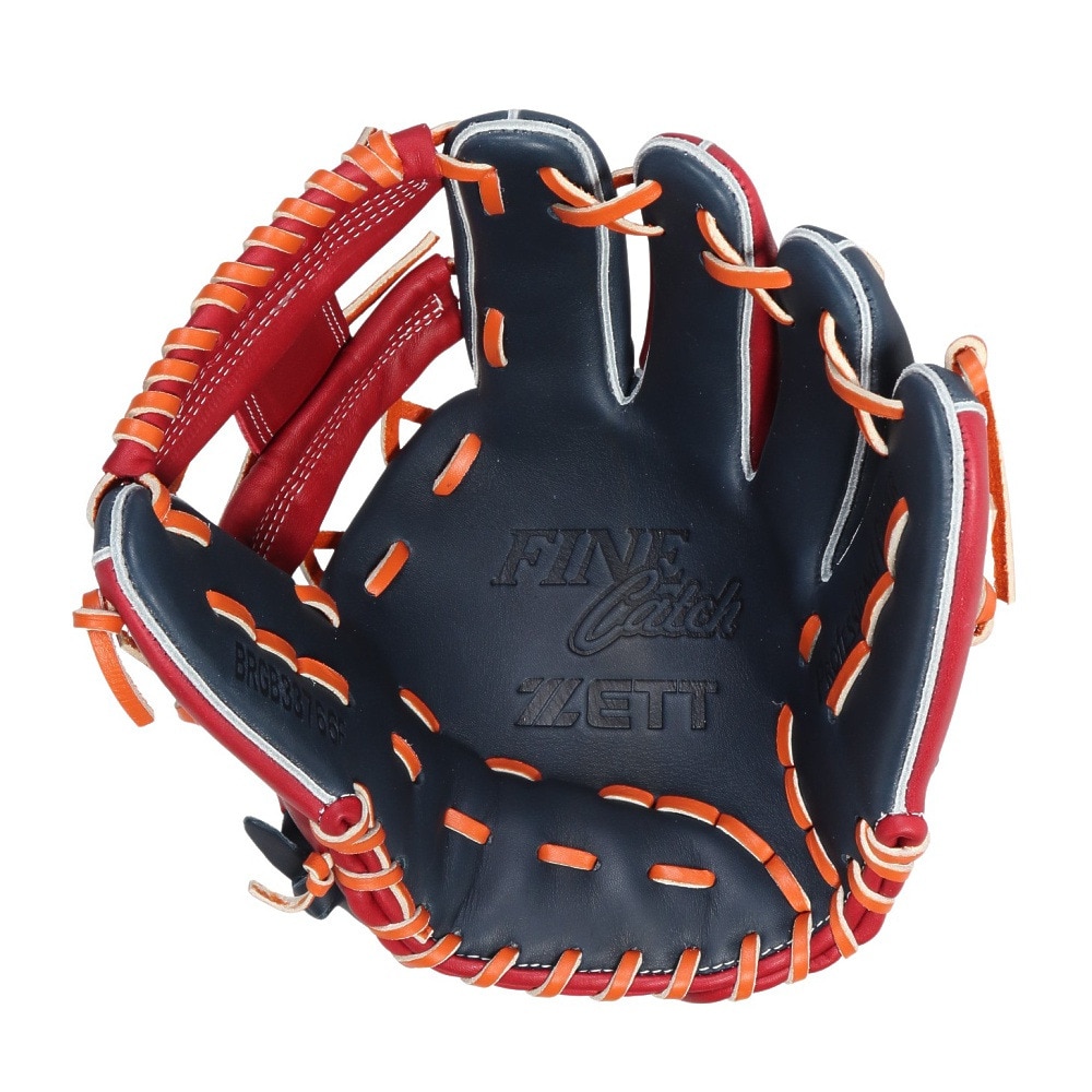 ゼット（ZETT）（メンズ）軟式用グラブ オールラウンド用 野球グローブ 一般 25ファインキャッチ PRO プロ BRGB33766F-2964