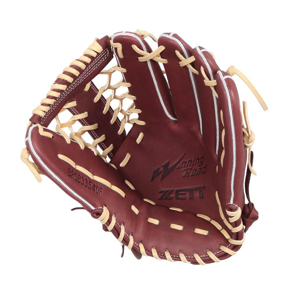 ゼット 一般軟式グラブ ウイニングロード オールラウンド用 右投げ 軟式野球グローブ チョコブラウン/パステルブラウン BRGB33540F-3732A-LH ゼット（ZETT）（メンズ）軟式用グラブ オールラウンド用 野球グローブ