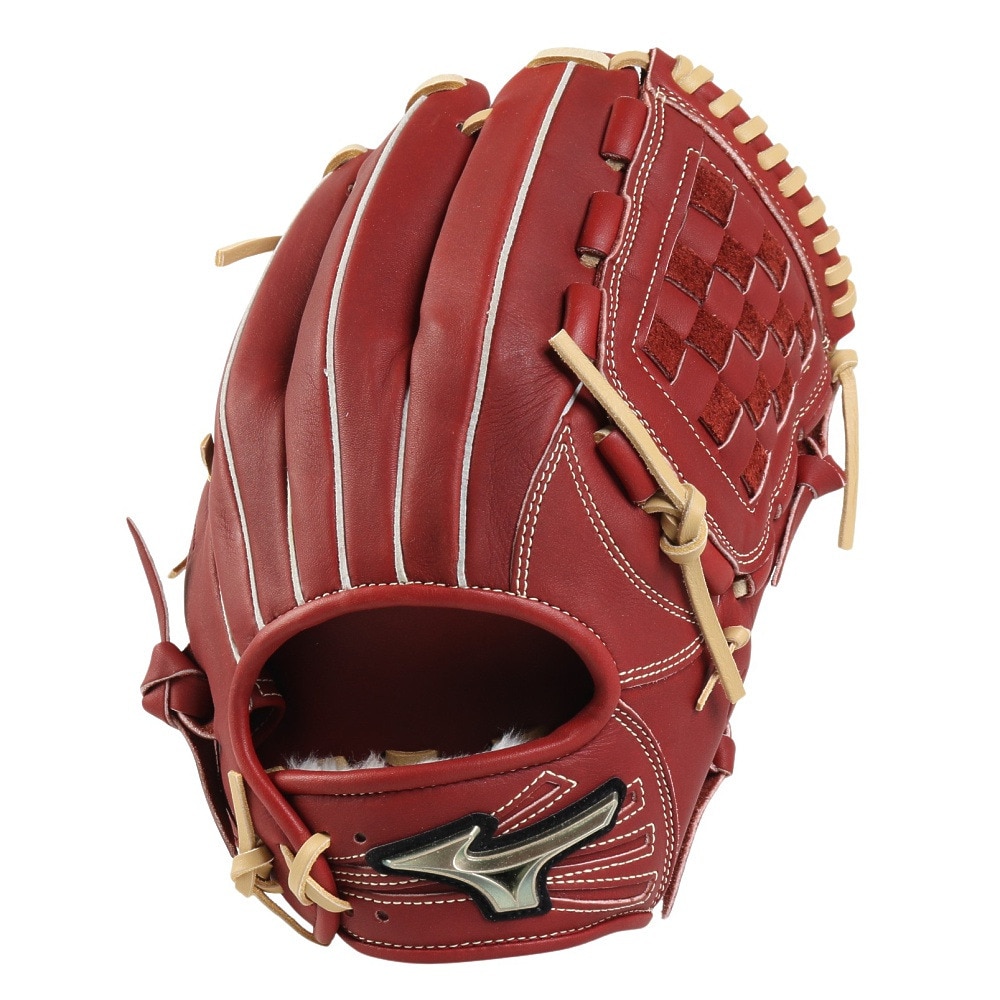 赤色 野球グローブ ゼット 野球グローブ 9.5インチ ジュニアレッド（右投げ用）初心者