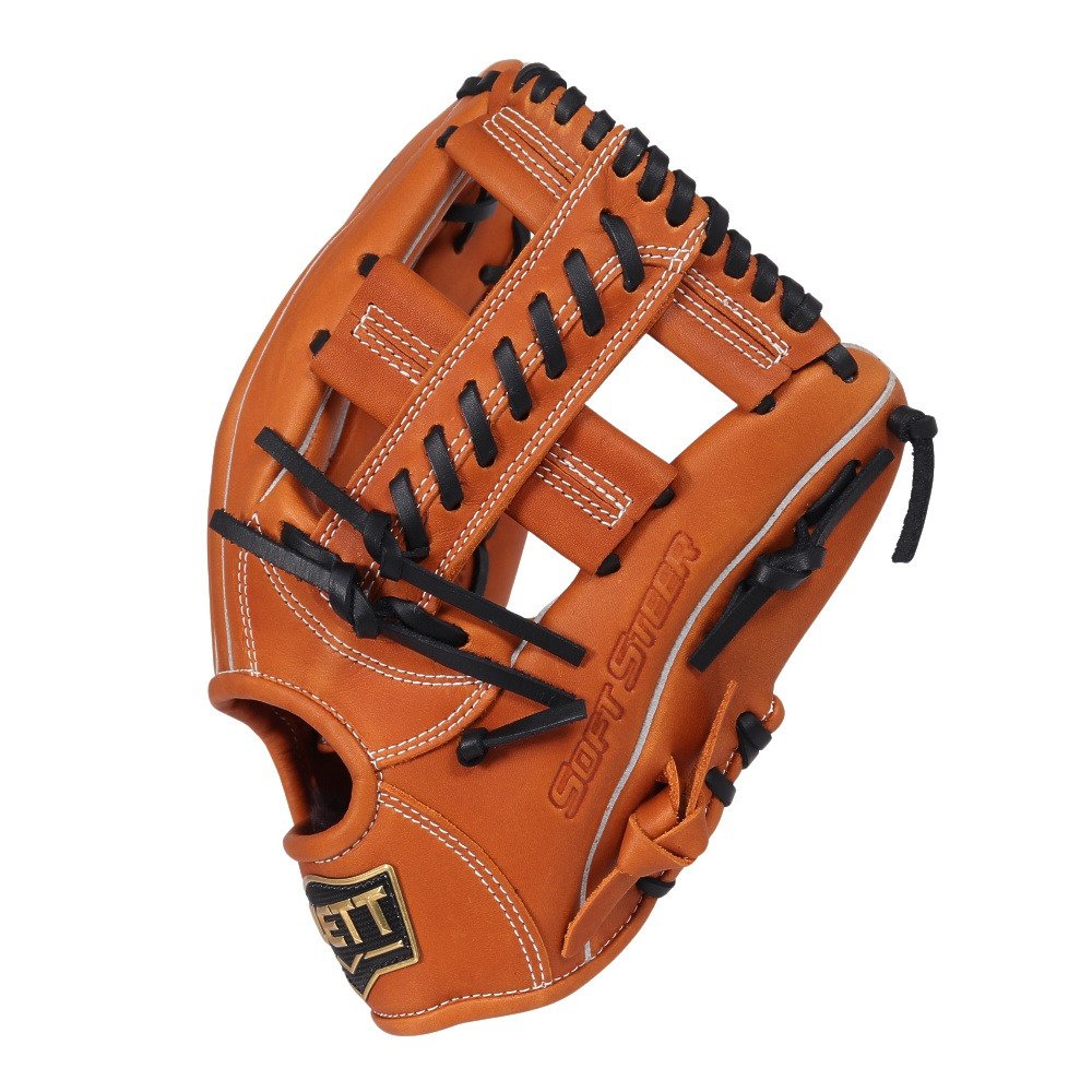 ZETT 軟式野球用グローブ SOFT STEER ゼット（ZETT）（メンズ）軟式用グラブ オールラウンド用 野球グローブ