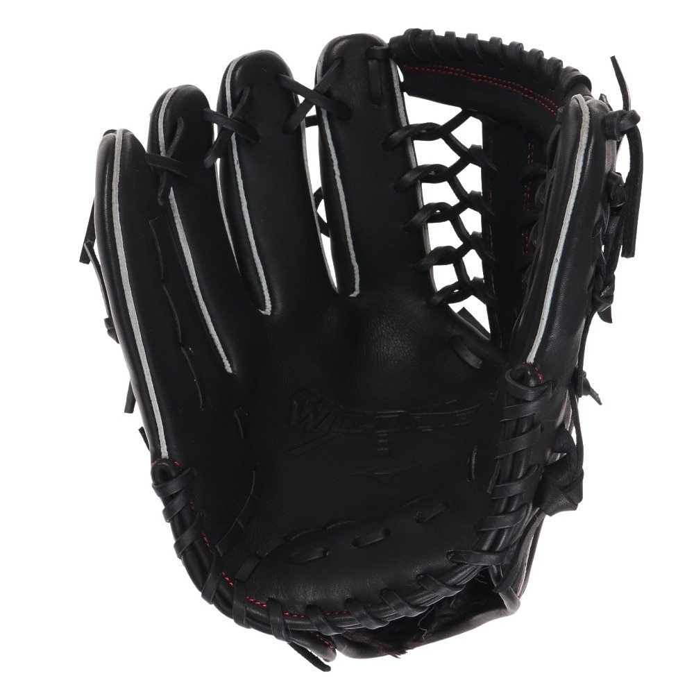 ミズノ（MIZUNO）（メンズ）軟式用グラブ 外野手用 野球グローブ 一般 ウィルドライブ レッド 1AJGR27807 09H