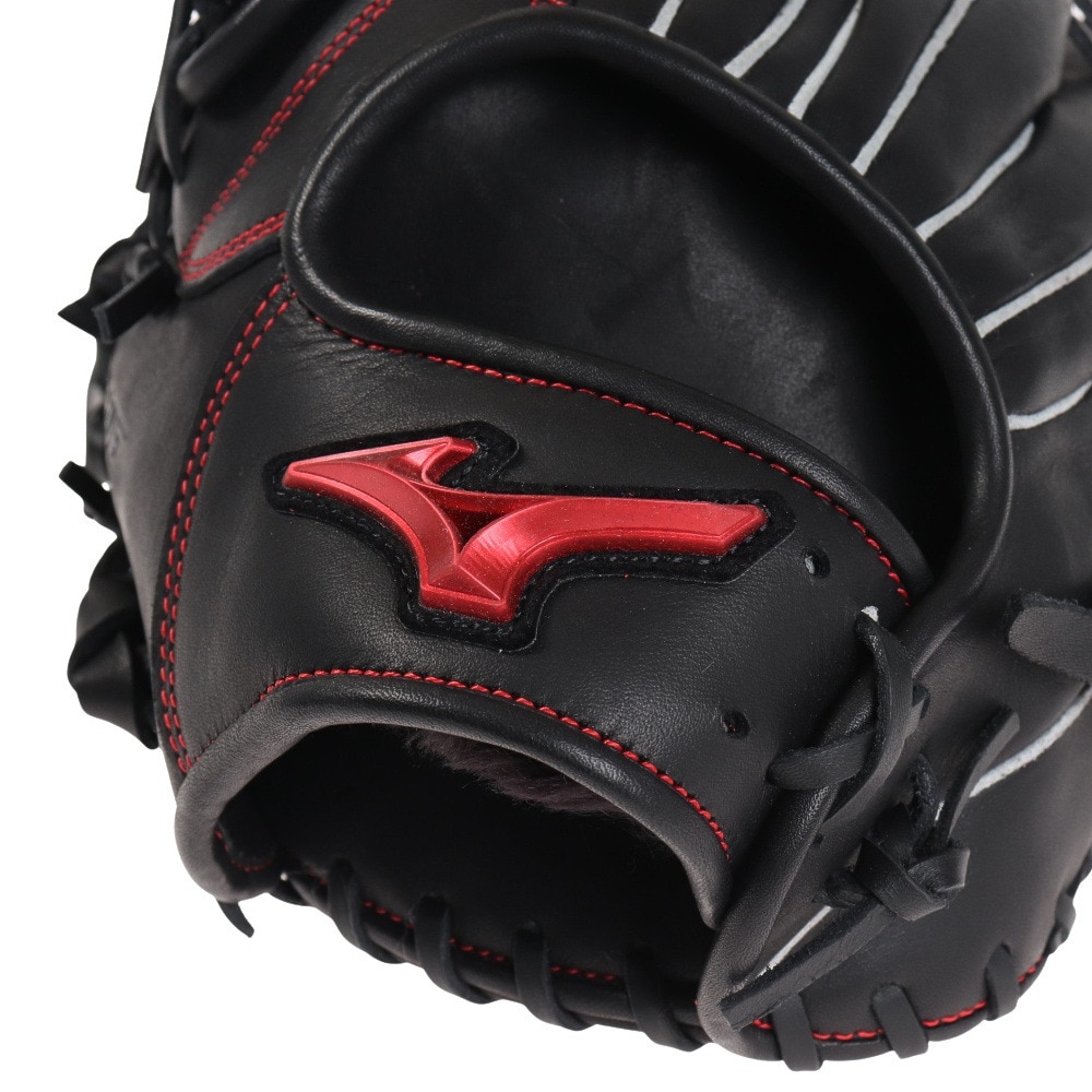 ミズノ（MIZUNO）（メンズ）軟式用グラブ 外野手用 野球グローブ 一般 ウィルドライブ レッド 1AJGR27807 09H