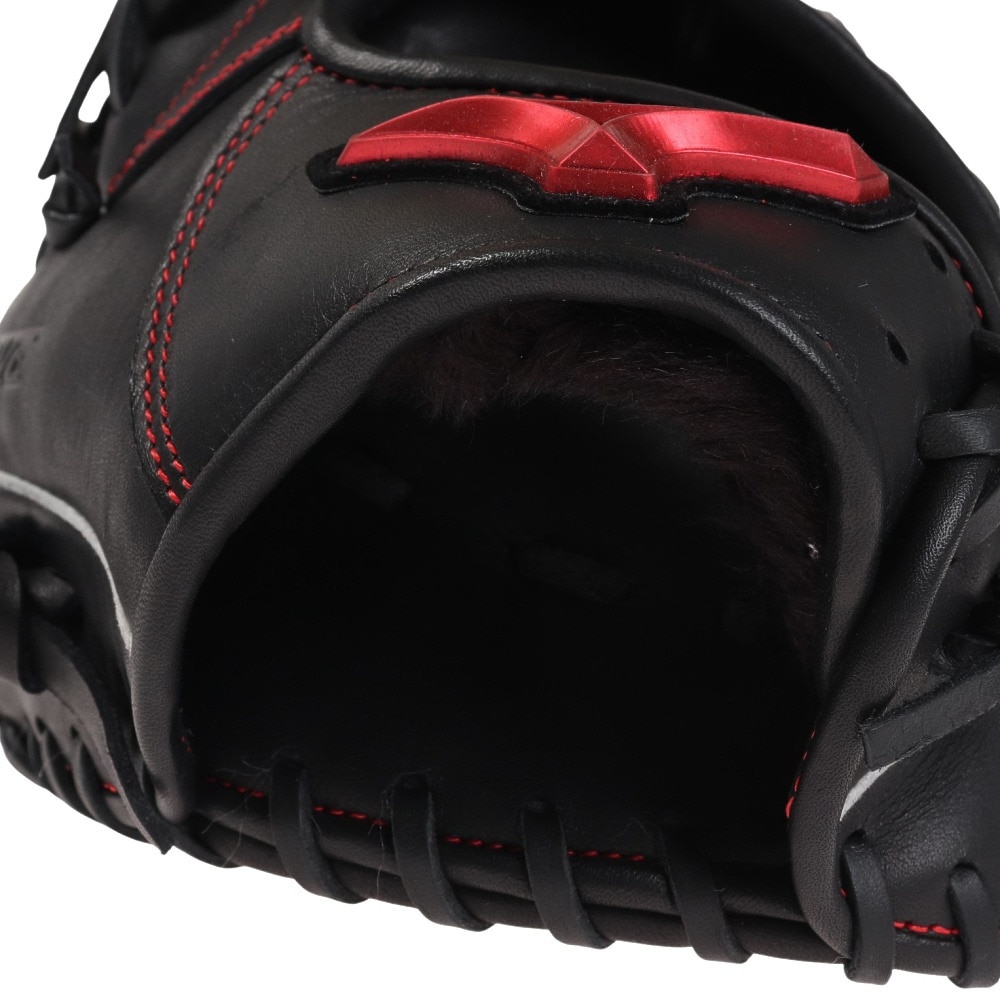 ミズノ（MIZUNO）（メンズ）軟式用グラブ 外野手用 野球グローブ 一般 ウィルドライブ レッド 1AJGR27807 09H