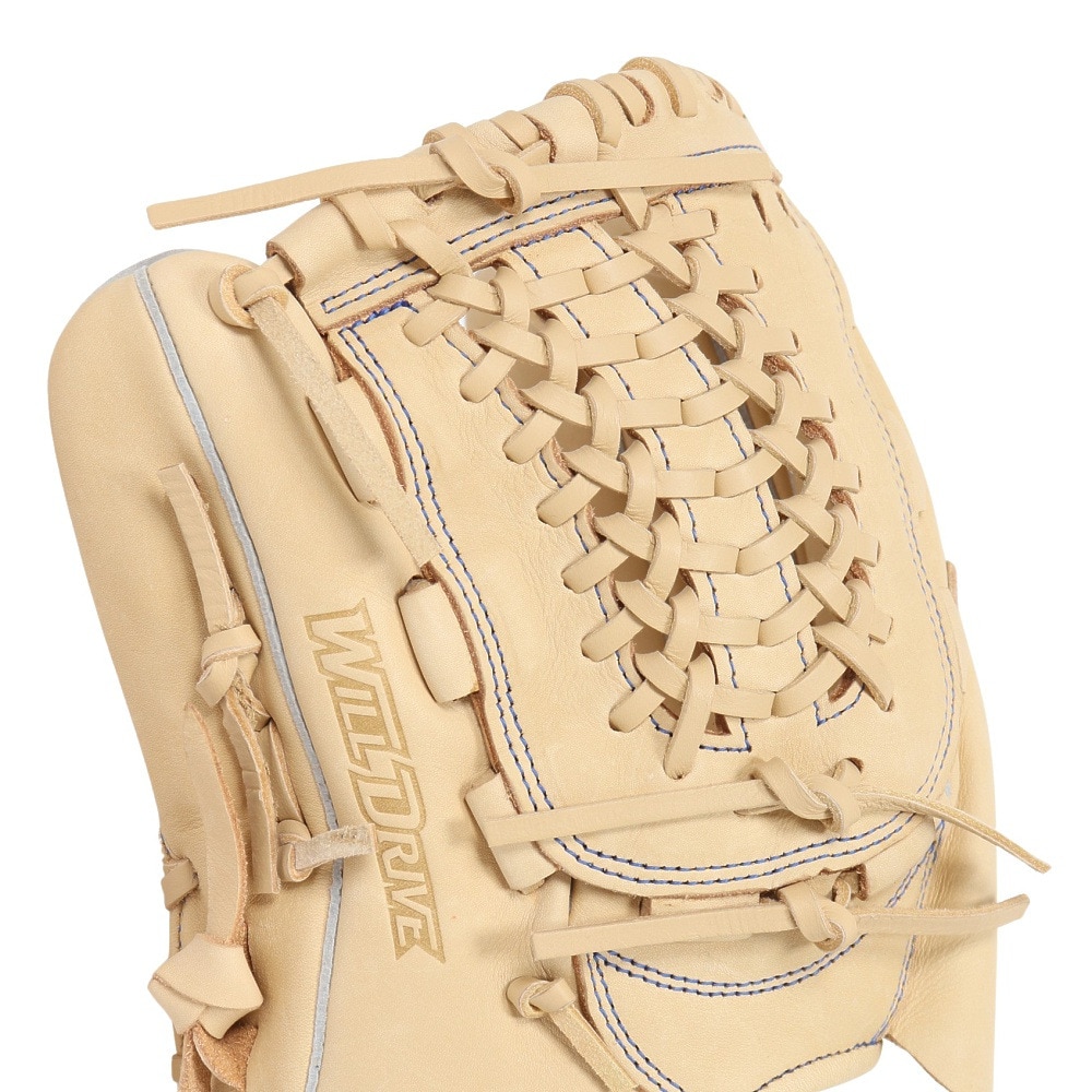ミズノ（MIZUNO）（メンズ）軟式用グラブ 投手向け 野球グローブ 一般 ウィルドライブ ブルー 1AJGR19801 80H