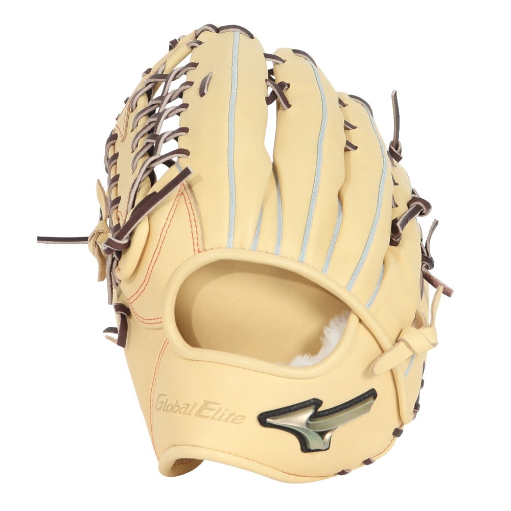 ミズノ（MIZUNO）（メンズ）軟式用グラブ 外野手用 左投げ用 一般 グローバルエリート Hselection SIGNA Global Elite 1AJGR30607 8066H