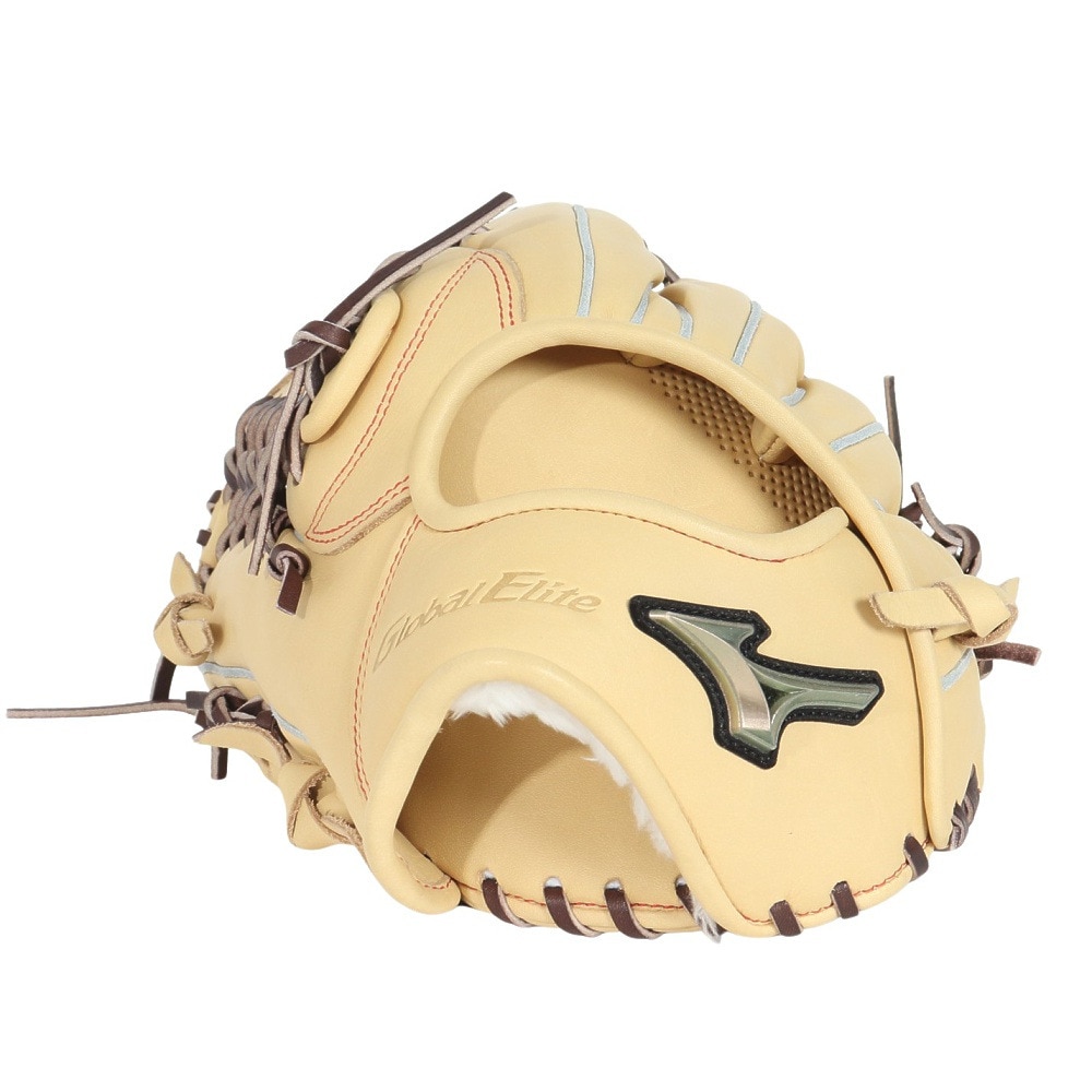 ミズノ（MIZUNO）（メンズ）軟式用グラブ 外野手用 左投げ用 一般 グローバルエリート Hselection SIGNA Global Elite 1AJGR30607 8066H