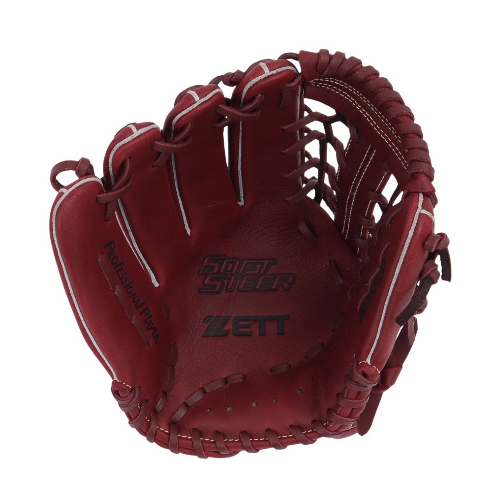 ゼット（ZETT）（メンズ）軟式用グラブ オールラウンド用 野球グローブ 一般 ソフトステアシリーズ 左投げ用 BRGB35430-4000RH