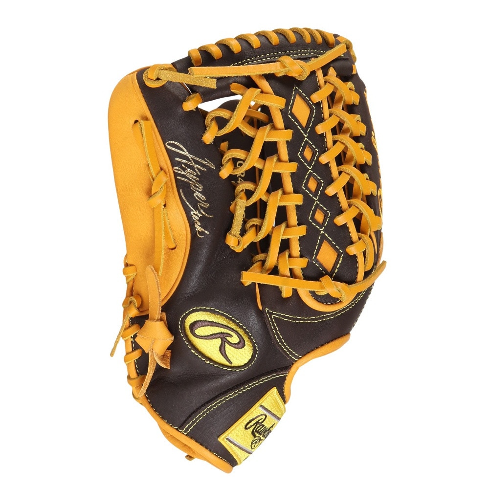 ローリングス（Rawlings）（メンズ）軟式用グラブ 外野手用 野球グローブ 左投用 ハイパーテック COLOR SYNC GR4FHTCY719-DBR/PY-RH