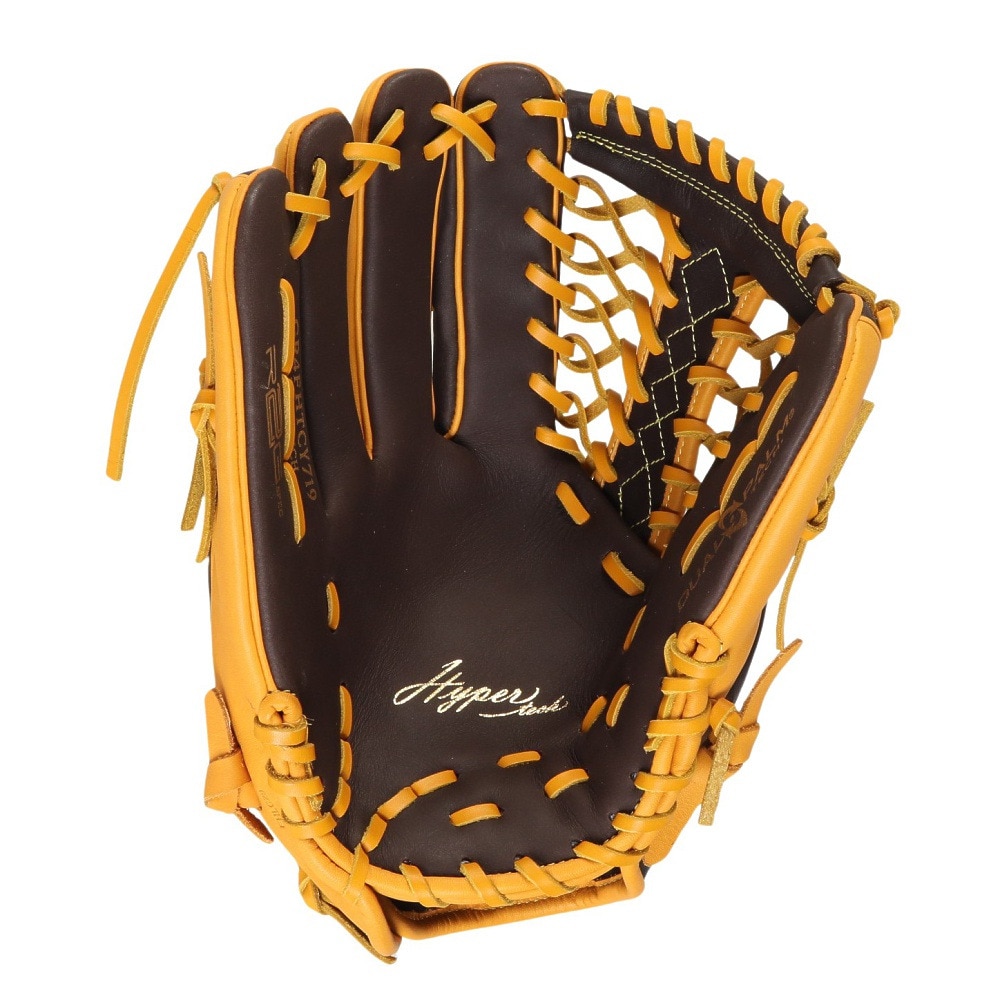 ローリングス（Rawlings）（メンズ）軟式用グラブ 外野手用 野球グローブ 左投用 ハイパーテック COLOR SYNC GR4FHTCY719-DBR/PY-RH