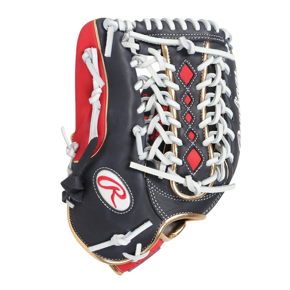 ローリングス（Rawlings）（メンズ）軟式用グラブ 外野手用 野球グローブ 一般 HOH Wizard 左投げ用 ウィザード GR4FHWB88MG-N/SC-RH