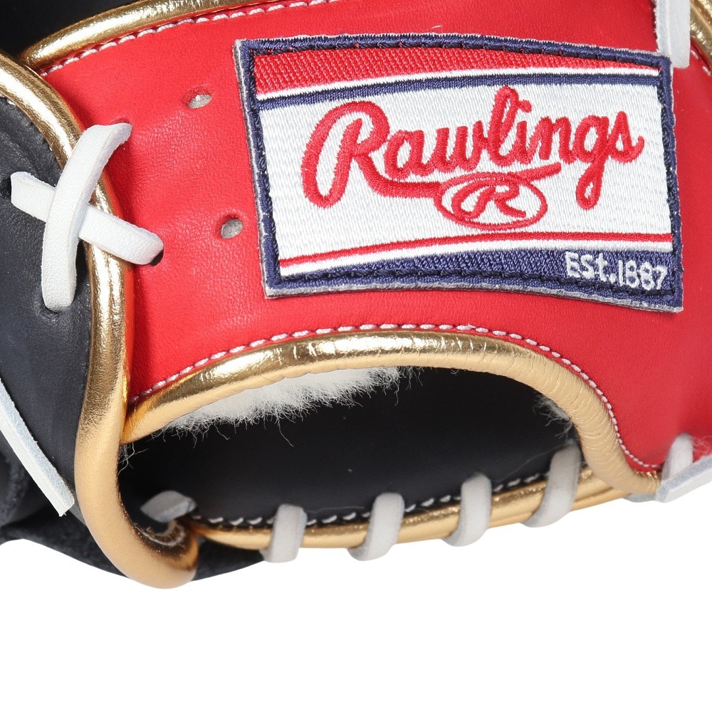 ローリングス（Rawlings）（メンズ）軟式用グラブ 外野手用 野球グローブ 一般 HOH Wizard 左投げ用 ウィザード GR4FHWB88MG-N/SC-RH