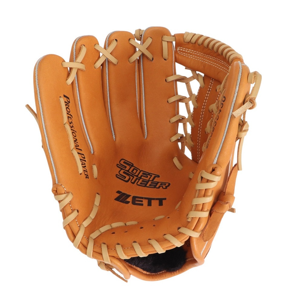 ゼット（ZETT）（メンズ）軟式用グラブ オールラウンド用 野球グローブ 一般 ソフトステア 左投用 BRGB35430-3632RH