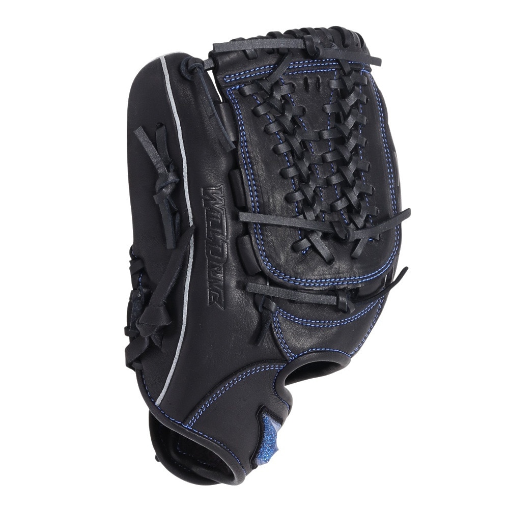 ミズノ（MIZUNO）（メンズ）軟式用グラブ オールラウンド用 野球グローブ 一般 ウィルドライブ ブルー 24AW 左投げ用 1AJGR14900 09H