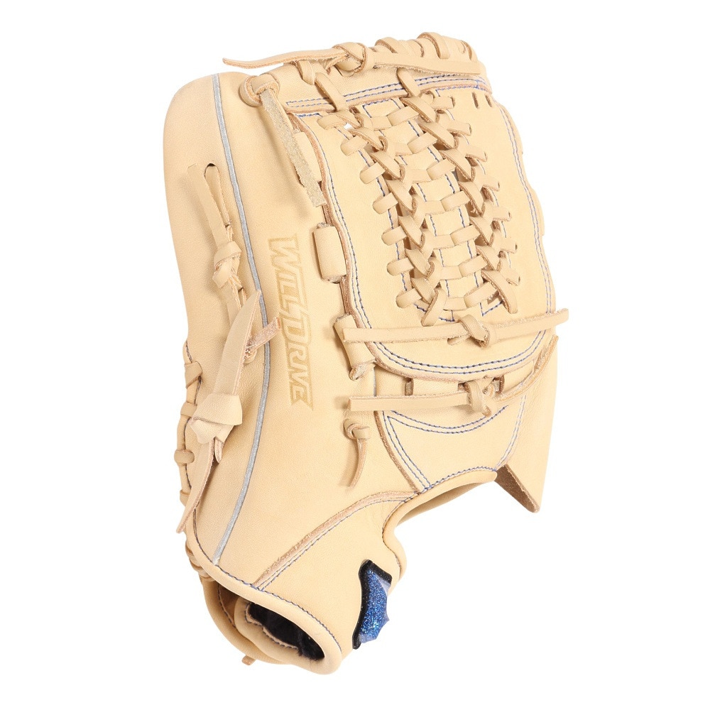 ミズノ（MIZUNO）（メンズ）軟式用グラブ 投手用 野球グローブ 一般 ウィルドライブ ブルー 24AW 左投げ用 1AJGR14901 80H