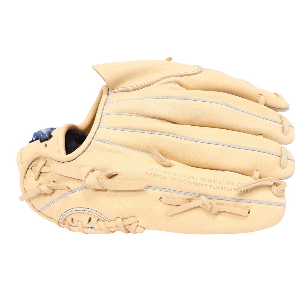 ミズノ（MIZUNO）（メンズ）軟式用グラブ 投手用 野球グローブ 一般 ウィルドライブ ブルー 24AW 左投げ用 1AJGR14901 80H