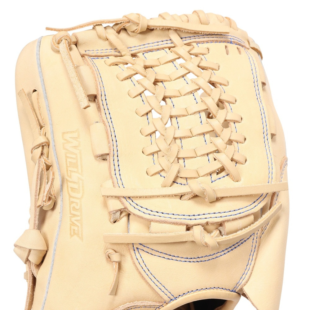 ミズノ（MIZUNO）（メンズ）軟式用グラブ 投手用 野球グローブ 一般 ウィルドライブ ブルー 24AW 左投げ用 1AJGR14901 80H