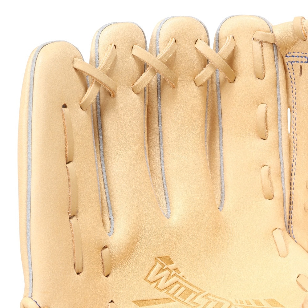 ミズノ（MIZUNO）（メンズ）軟式用グラブ 投手用 野球グローブ 一般 ウィルドライブ ブルー 24AW 左投げ用 1AJGR14901 80H