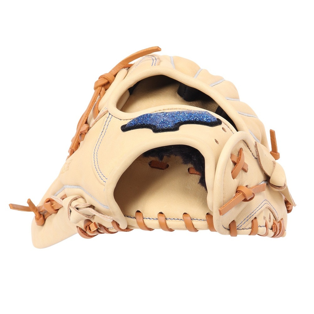 ミズノ（MIZUNO）（メンズ）軟式用グラブ 外野用 野球グローブ 一般 ウィルドライブ ブルー 24AW 左投げ用 1AJGR14907 8049H