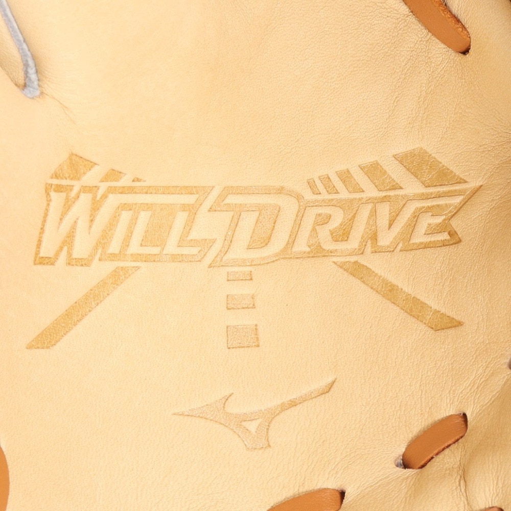 ミズノ（MIZUNO）（メンズ）軟式用グラブ 外野用 野球グローブ 一般 ウィルドライブ ブルー 24AW 左投げ用 1AJGR14907 8049H