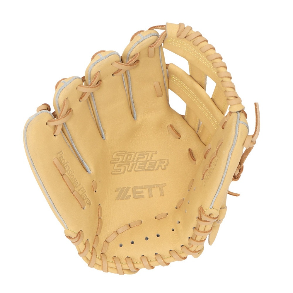ゼット（ZETT）（メンズ）軟式用グラブ オールラウンド用 野球グローブ 一般 ソフトステア 左投用 BRGB35540-3200RH