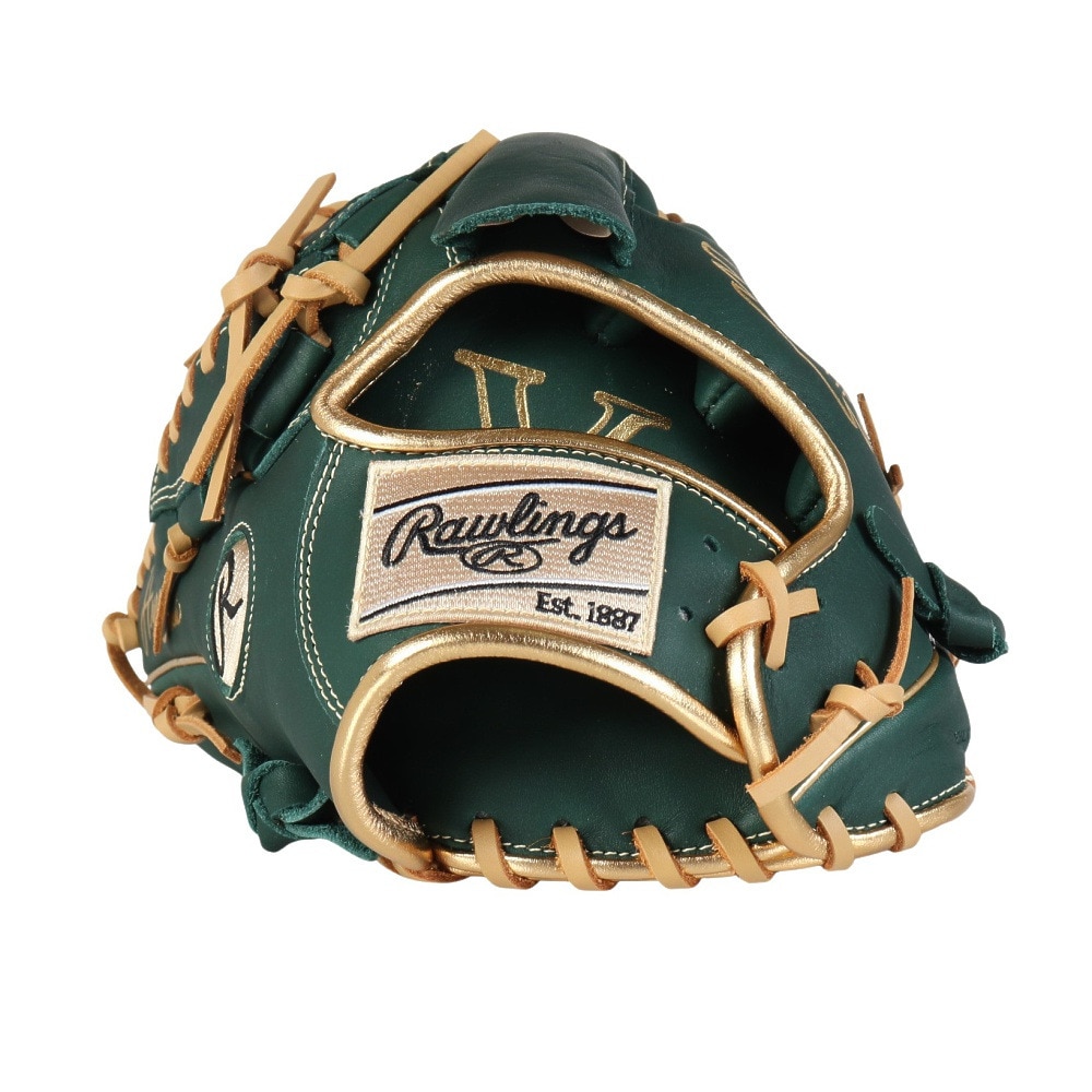 ローリングス（Rawlings）（メンズ）軟式用グラブ 投手用 野球グローブ 一般 ハイパーテック COLOR SYNC 左投げ用 CA15WRH GR5FHTCA15W-DGRN-RH