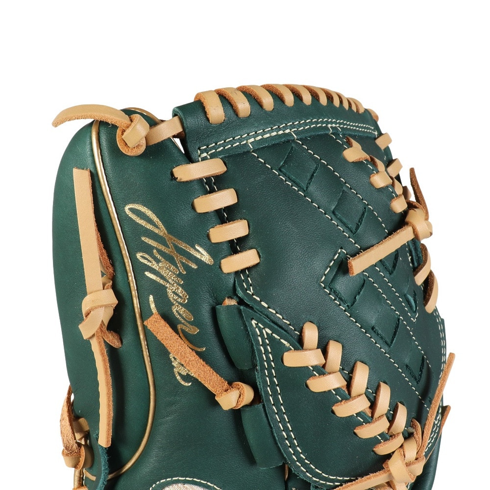 ローリングス（Rawlings）（メンズ）軟式用グラブ 投手用 野球グローブ 一般 ハイパーテック COLOR SYNC 左投げ用 CA15WRH GR5FHTCA15W-DGRN-RH