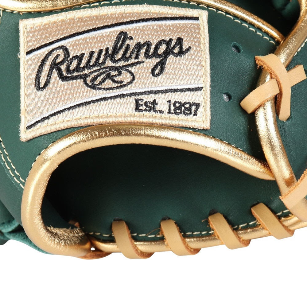 ローリングス（Rawlings）（メンズ）軟式用グラブ 投手用 野球グローブ 一般 ハイパーテック COLOR SYNC 左投げ用 CA15WRH GR5FHTCA15W-DGRN-RH