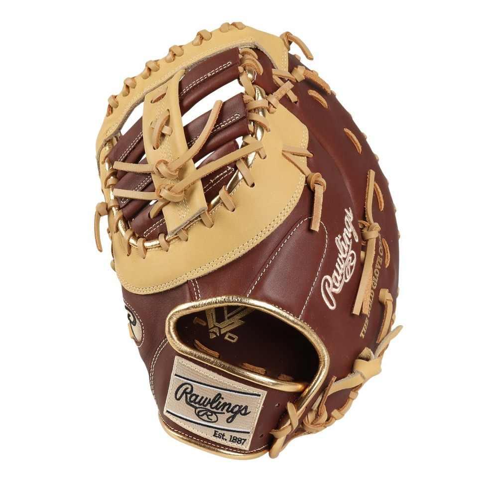 ローリングス（Rawlings）（メンズ）軟式用グラブ ファースト用 野球グローブ 一般 ハイパーテック COSYNC 左投げ用 GR5FHTCM53-BR/CAM-RH