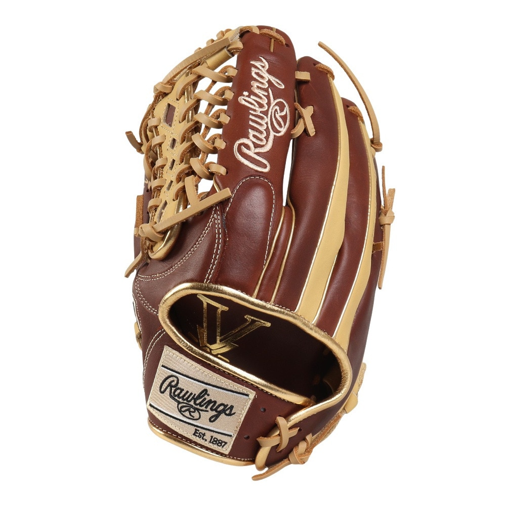 ローリングス（Rawlings）（メンズ）軟式用グラブ 外野手用 野球グローブ 一般 ハイパーテックCOSYNC 左投げ用 GR5FHTCY719-BR/CAM-RH