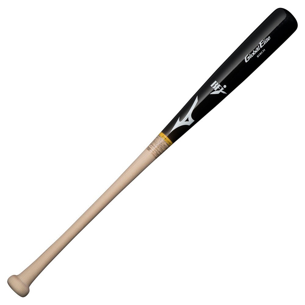 ミズノ（MIZUNO）（メンズ）硬式木製バット BFJ 野球 一般 グローバルエリート バーチ /83cm/平均870g/ダイナ加工  1CJWH20983 YO3