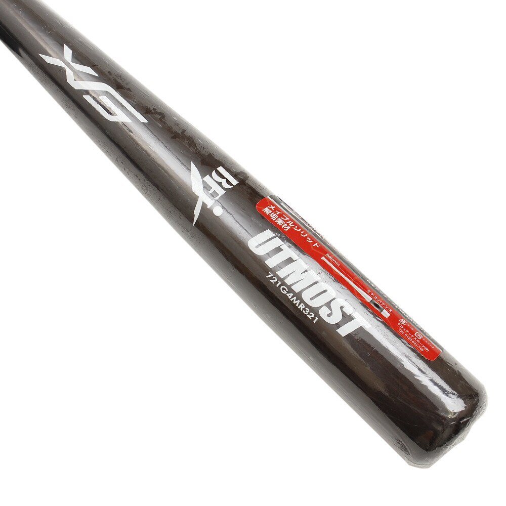 エックスティーエス（XTS）（メンズ）野球 硬式木製バット メイプル 84cm/平均900g 721G4MR321-BKWT BFJマーク
