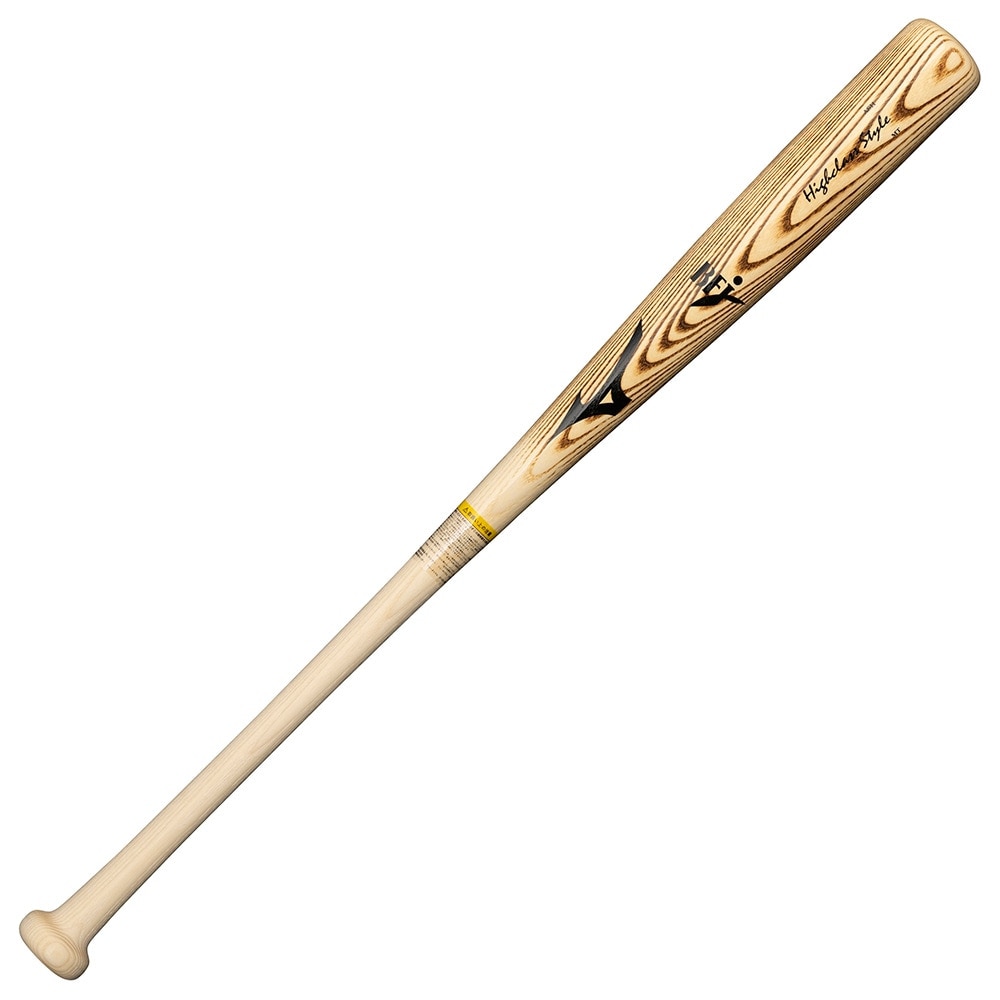 ミズノ（MIZUNO）（メンズ）硬式用木製バット 野球 一般 ハイクラススタイル ホワイトアッシュ 84cm/平均870g 村上型 1CJWH22884 MM55