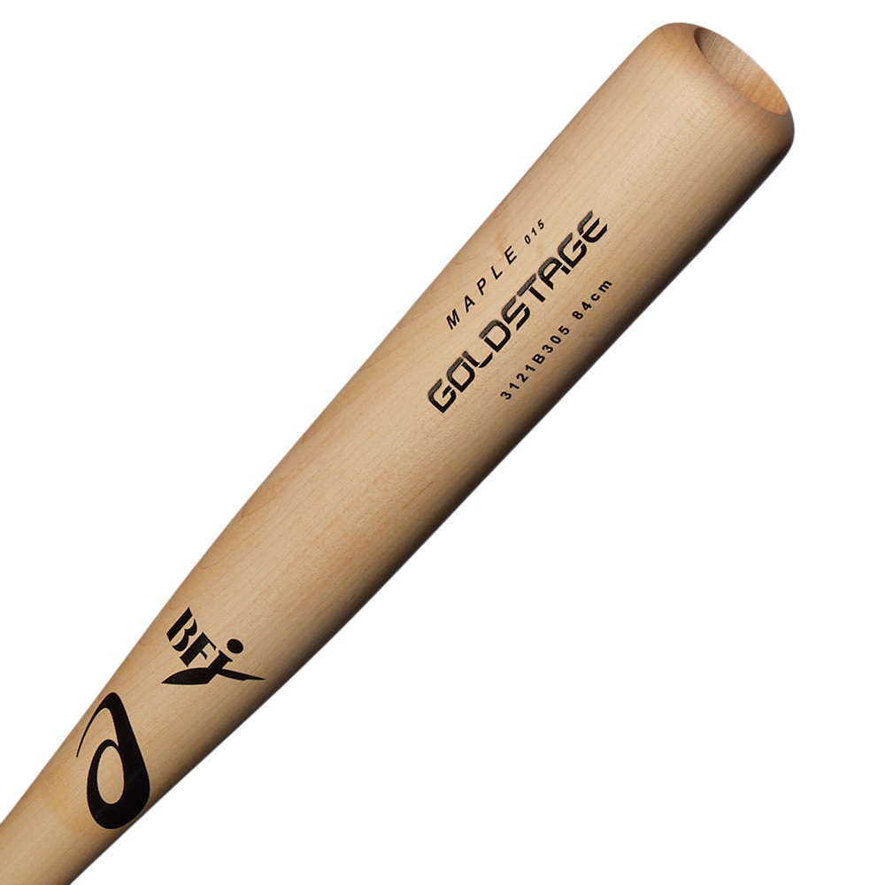 アシックス（ASICS）（メンズ）硬式用バット 野球 一般 HB GOLDSTAGE 北米メイプル 84cm/900g平均 3121B305.110
